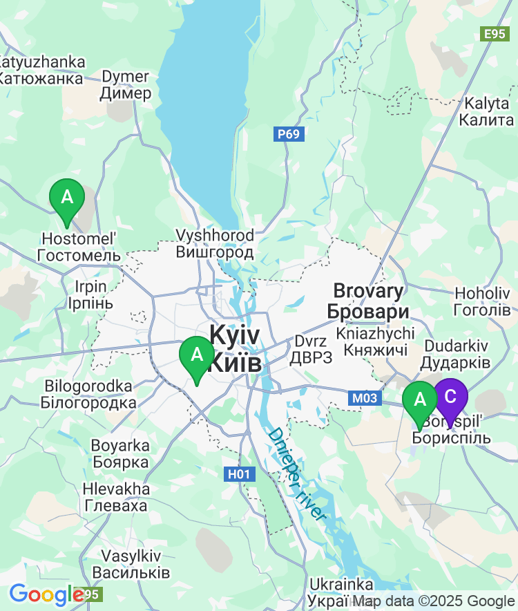 Boryspil Available Airport Options
